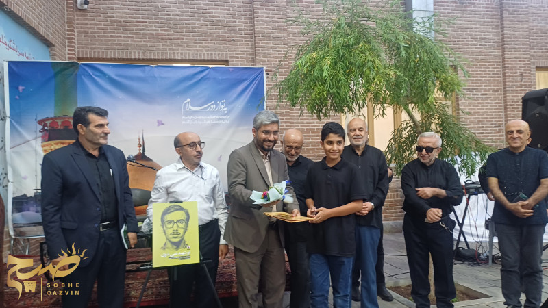 شهید علیرضا جوادی عارفی در میانه نبرد بود