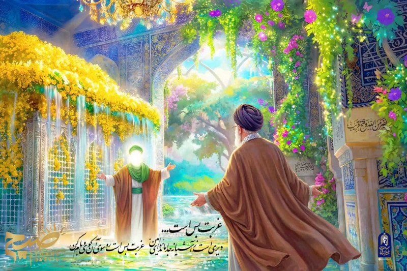 مشهد، صحنه وداع تاریخی با رهبر شهید شد