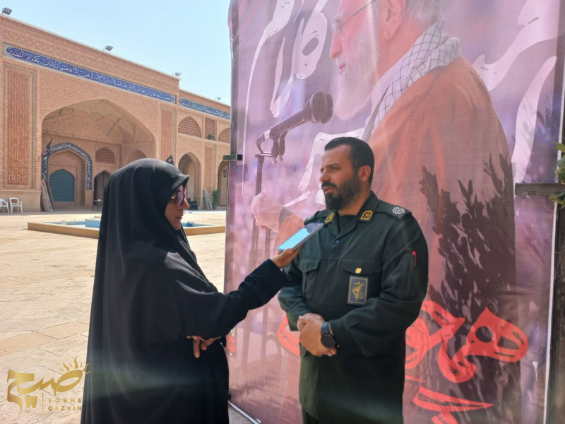 حضور جامعه ورزش قزوین در میدان حماسه