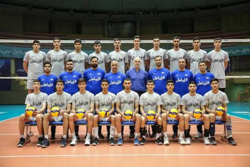 دیدار تدارکاتی تیم ملی والیبال با تیم منتخب قزوین